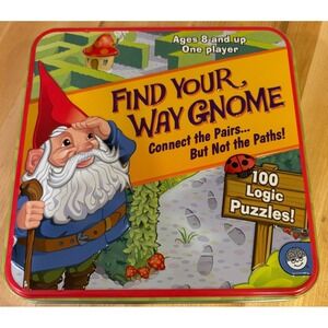 Find Your Way Gnome 100 Logic Puzzles Mindware NEW 2011